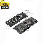 55 Pcs Self Threading Needles Hand Sewing Kit Embroidery Stainless Steel Craft