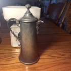Antique Hamilton Coffee Pot Quadruple Plated 20oz Rare Etched Number 215 10   