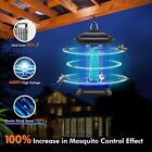 Bug Zapper Large Coverage 1 2 Acre  Smart Light Sensor  Weatherproof  Mosquito