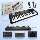Piano Keyboard For Kids 37 Key Digital Music Keyboard W  Microphone Usb Xmas Toy