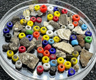 56 Trade Beads Florida Artifacts Harney Massacre Seminole Caloosahatchee Battle