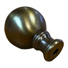   Inc  F-104ab Large Ball Lamp Finial For Lamp Shade  2 Inch  Antique Brass