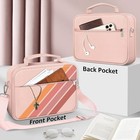 Large Bible Cover W shoulder Strap  Carrying Book Case Zippered For Women Lady 