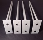 White Hairpin Metal Legs 12  Set Of 4 Table Furniture Stool