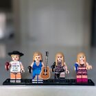 Lot Of 8 Taylor Swift Lego Minifigures With Microphones And Guitars 