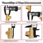 Calibre Digital Pl  stico Calibrador Pie De Rey Con Pantalla Lcd 6  150mm