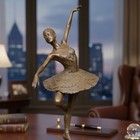 Vintage Bronze Sculpture Statue Woman Marble Deco Rare Decor Dancer 46 cm 20th
