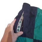 Vtg 80 s 90s Winners Men s Colorblock Swim Trunks Beach Shorts Green Navy Xl Rad