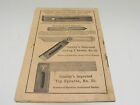 Original 1898 Stanley Bailey Improved Carpenters Tools Catalog  Tp160