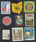 Set Of 23 Us Poster Stamps From 1910 s 1920 s  Chicago  Il  Toledo  Oh  And More
