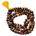 Tiger Eye Round Mala  8 Mm Lab Certified Mala
