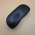 Authentic Ray-ban Sunglasses Leather Case Only Black Genuine Oem Holder Hard New