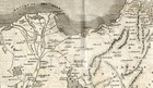 1822 Antique Map Holy Land Israel Arabia Syria Egypt Philistines Phoenicia