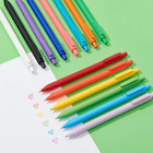 Pure Colored Gel Pens 0 5mm 20 Pieces Set Colorful Multi-color Ink Fine Point Co