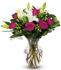  - Elegance  glass Vase Included      Fresh Flowers For Delivery - Gift For Pink
