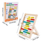 Abacus With Multi Color Beads Learn Math Classic Wooden Abacus Counting Toy