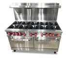 10 Burner Gas Range Heavy Duty High Btu Saut   Range