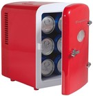 Frigidaire 6 Can 4l Mini Personal Retro Fridge Cooler Efmis229-red