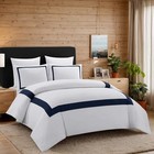 3pcs Luxury Microfiber Line Patterned Ultra Soft And Comfortable Hotel Duvet 
