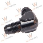 3an Male To An3 Male Flare 90 Degree Union Coupler Fitting Coupling Aluminum