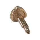 Gold Tone White Accent Crystal Cufflinks Mens Formal Dress Shirt Wedding Jewelry