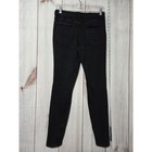 Ladies 6 Black High Rise Skinny Jeans Denim Comfort Stretch Casual Pants Gothic