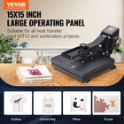 Vevor Heat Press Machine 15 X 15 In Sublimation Printer Transfer For Diy T-shirt