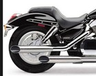 2004 - 2009 Honda Vtx1300c Cobra Slip-on Muffler With Slash Cut Tip - 1180sc