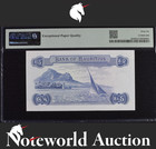 Mauritius Bank Mauritius 5 Rupees Nd  1967  P 30c Unc Pmg 66 Epq 3rd Top Pop