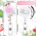 36 Pcs Rhinestone Badge Reel Crystal Animal Flower Bow Tie Cross For Office