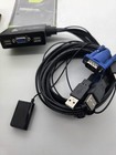 Iogear Gcs22u 2-port Usb Vga Kvm Switch Box  Powered  6 Ft Cables  Remote