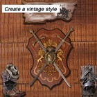 Medieval Style Wall Decor Sword bar Cafe Living Room Wall Hangings Metal Sword 