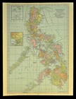 Vintage Philippines Map Philippine Islands Wall Art 1930s Original Decor Antique