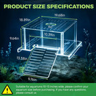 Turtle Basking Platform For 17-19 Inchs Wide Aquariums  Fully Transparent Acryli