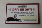 Universal  Studios Famous Monsters Of Filmland Wallet Card Set Frankenstein