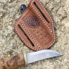 Tourbon Leather Folding Knife Sheath Belt Pouch Pocket Knives Holder For Belt