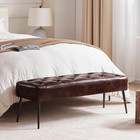 Button-tufted Ottoman Bench  Upholstered Bedroom Benches Footrest Stool Dining B