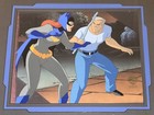 Wb Production Animation Cel -  Batgirl From Batman The Animated Series Oversized
