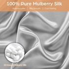 100  Mulberry Silk Pillowcase Momme - Hair   Skin Friendly  Hidden Zipper New