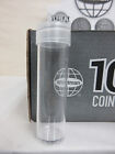 Box Of 100 Whitman He Harris Round Screw Top Coin Tubes Holders Penny Cent 19mm