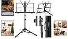 Versatile Collapsible Music Stand For Sheet Music And Books