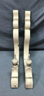 Vtg Pair Gingerbread Drop Finial 18x19 Roof Brackets Porch Corbels Old 1396-25b