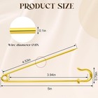 10pcs Extra Large Heavy Duty Safety Pins  5  Gold Giant Pins For Clothes   Craft