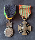 Ww1 Original French Medals War Cross 1914-1918 Citations Spahis Regiment