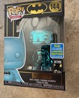Funko Pop  Vinyl  Dc Comics - Batman  teal   chrome  - Gamestop  gs   exclusive 