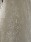 Vintage 1966 Wedding Dress With 2 Hoops