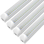 4ft 8ft T8 Integrated Led Shop Light Fixture 6000k Led Tube Light Bulb 36w 90w