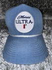 Michelob Ultra Hat Cap Snapback One Size Blue Adjustable Beer Cobra