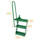 Left Hand Tractor Step Extension Kit For John Deere 2wd 3010 3020 4000 4010 4020