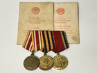 Ww2 Soviet Medal Set Victory Over Japan Germany   Docs Ussr Original Veteran